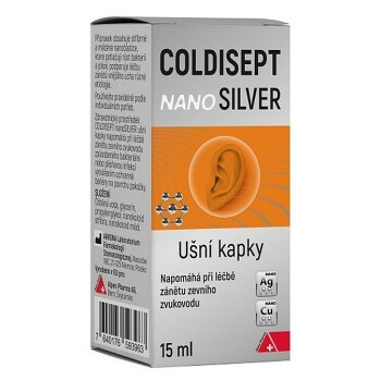 COLDISEPT Nanosilver ušní kapky 15 ml