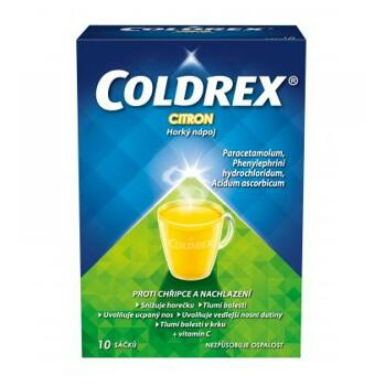 COLDREX Horký nápoj citron prášek pro roztok 10 sáčků