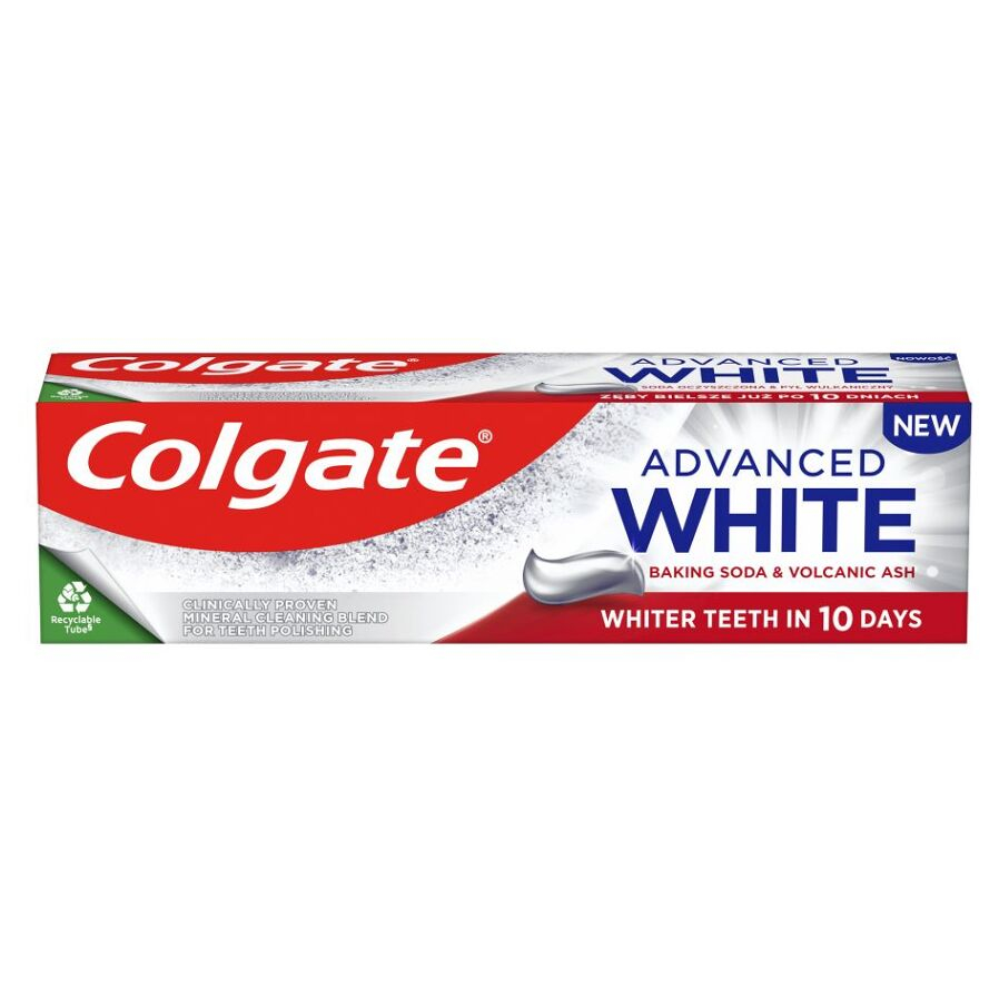 Levně COLGATE Advanced White Baking Soda & Vulcanic Ash zubní pasta 75ml