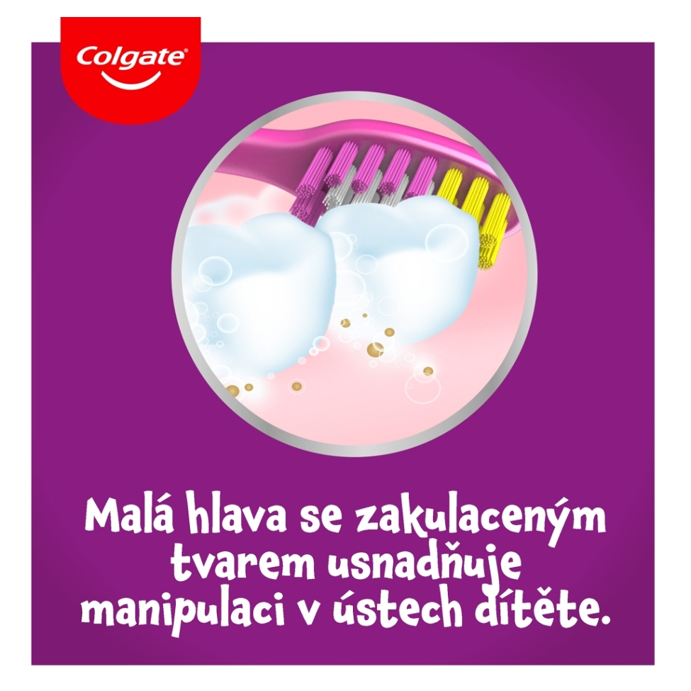 E-shop COLGATE Dětský zubní kartáček Little Kids Smiles pro děti ve věku 3-5 let 2ks