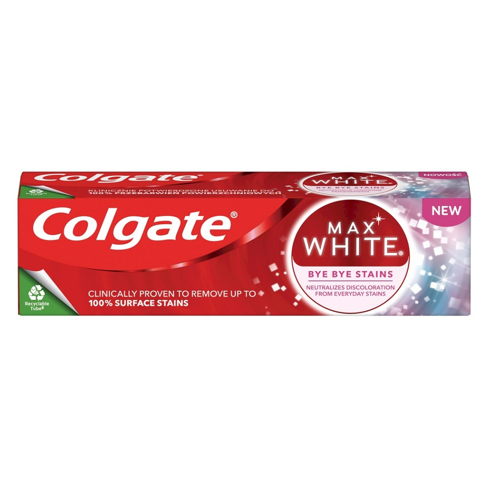 Levně COLGATE Max White Bye Bye Stains Bělicí zubní pasta 75 ml