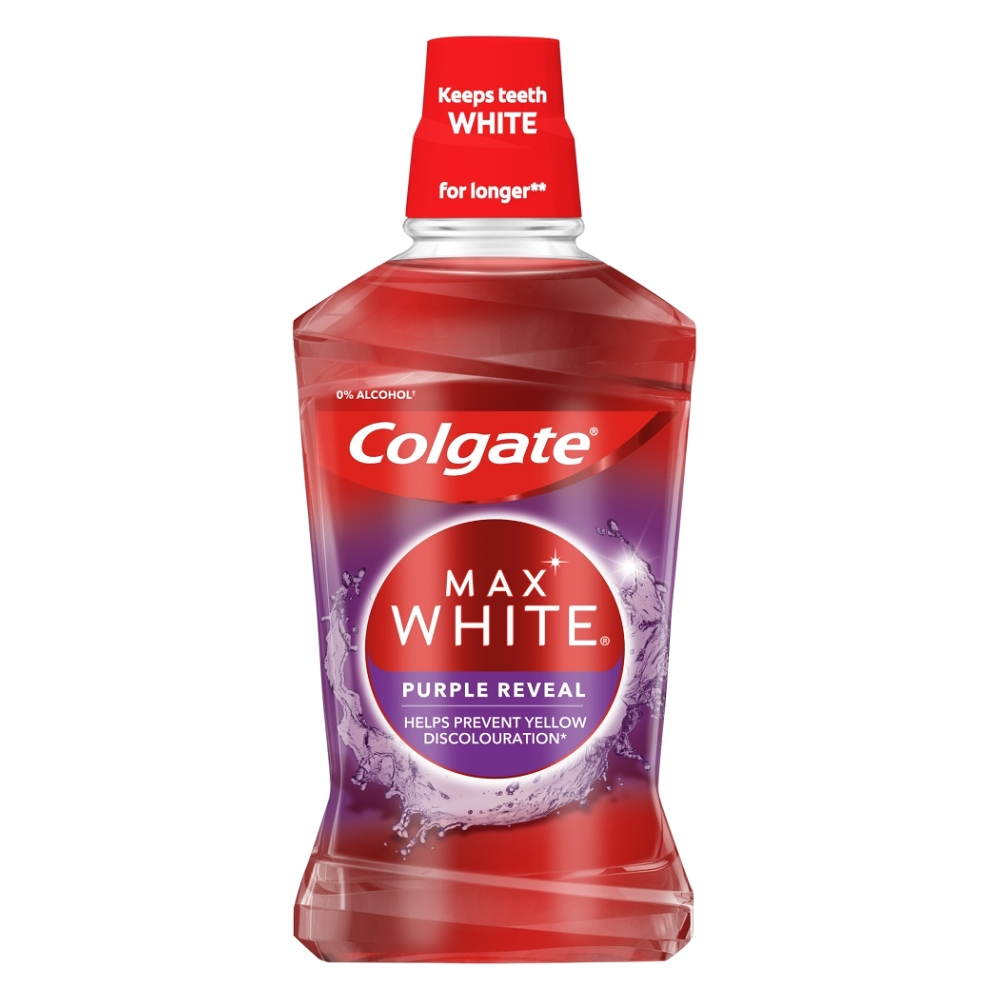 Levně COLGATE Max White Purple Reveal ústní voda 500 ml
