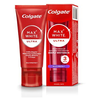 COLGATE Max White Ultra Multiprotect bělicí zubní pasta 50 ml (Bělicí zubní pasty) - Bělící