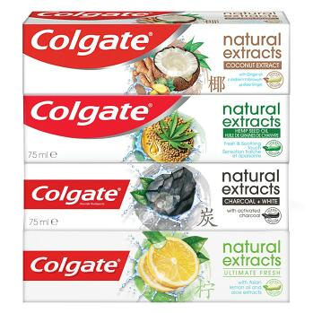 COLGATE Natural Extracts Zubní pasta Mix 4x 75ml