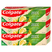 COLGATE Naturals Lemon & Aloe zubní pasta 3x 75ml