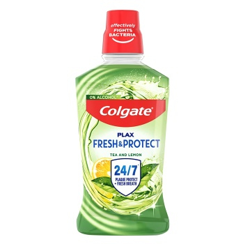 COLGATE Plax Herbal Fresh ústní voda bez alkoholu 500 ml (Ústní vody) - Čistící, Ochranný