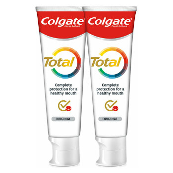 COLGATE Total Original Zubní pasta 2x75 ml, poškozený obal