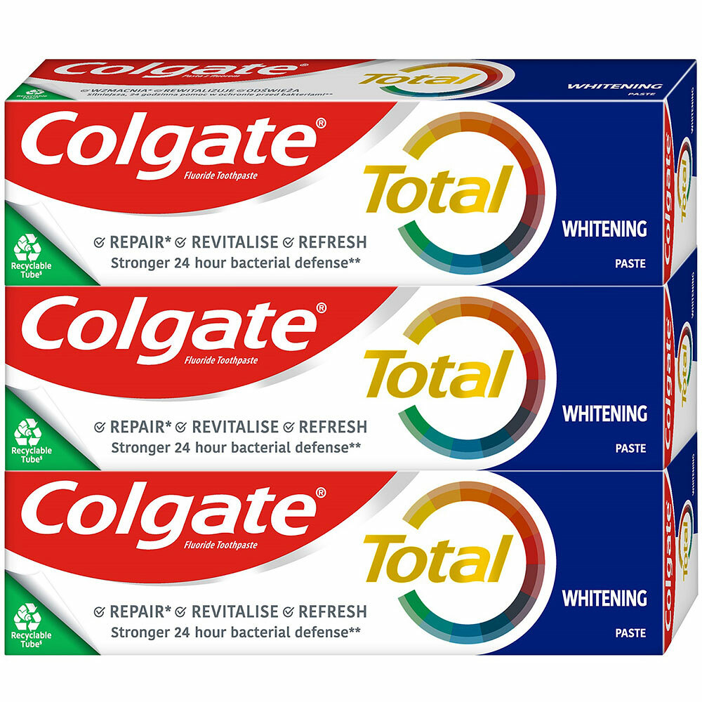 E-shop COLGATE Total Whitening Zubní pasta 3 x 75 ml