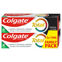 COLGATE Total Zubní pasta Charcoal 2 x 75 ml