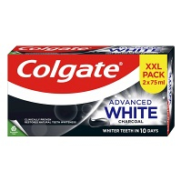 COLGATE Zubní pasta Advanced White Charcoal 2 x 75 ml