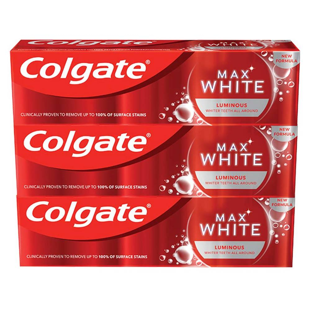 E-shop COLGATE Zubní pasta Max White Luminous 3x 75 ml