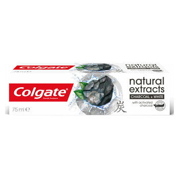 COLGATE Zubní pasta Natural Extracts Charcoal+White 75 ml