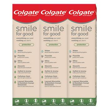 COLGATE Zubní pasta Smile for Good Protection 3x 75 ml, expirace