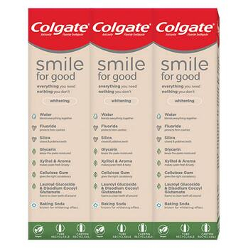 COLGATE Zubní pasta Smile for Good Whitening 3x 75 ml