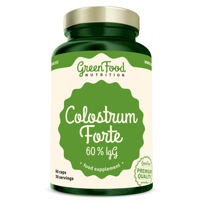 E-shop GREENFOOD NUTRITION Colostrum forte 60% IgG 60 kapslí