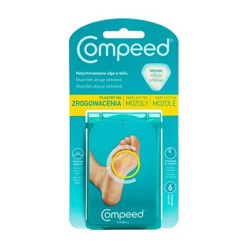 COMPEED náplast mozoly 6 kusů (Na podrážděnou a suchou pokožku) - Ochranný, Speciální
