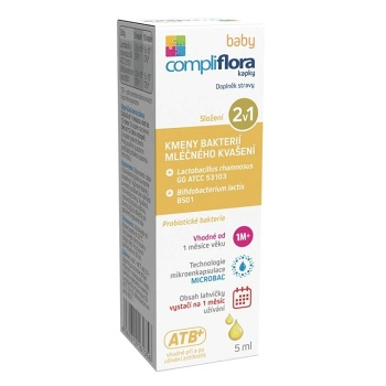 COMPLIFLORA Baby kapky 5 ml (Probiotika a laktobacily) - Jednosložkové