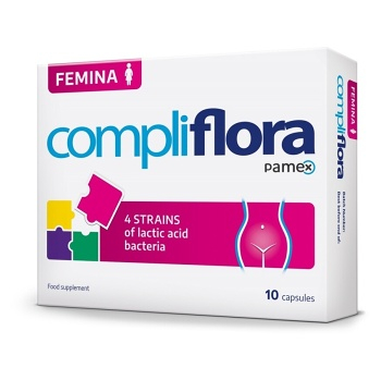 COMPLIFLORA Femina 10 kapslí (Probiotika a laktobacily) - Vícesložkové