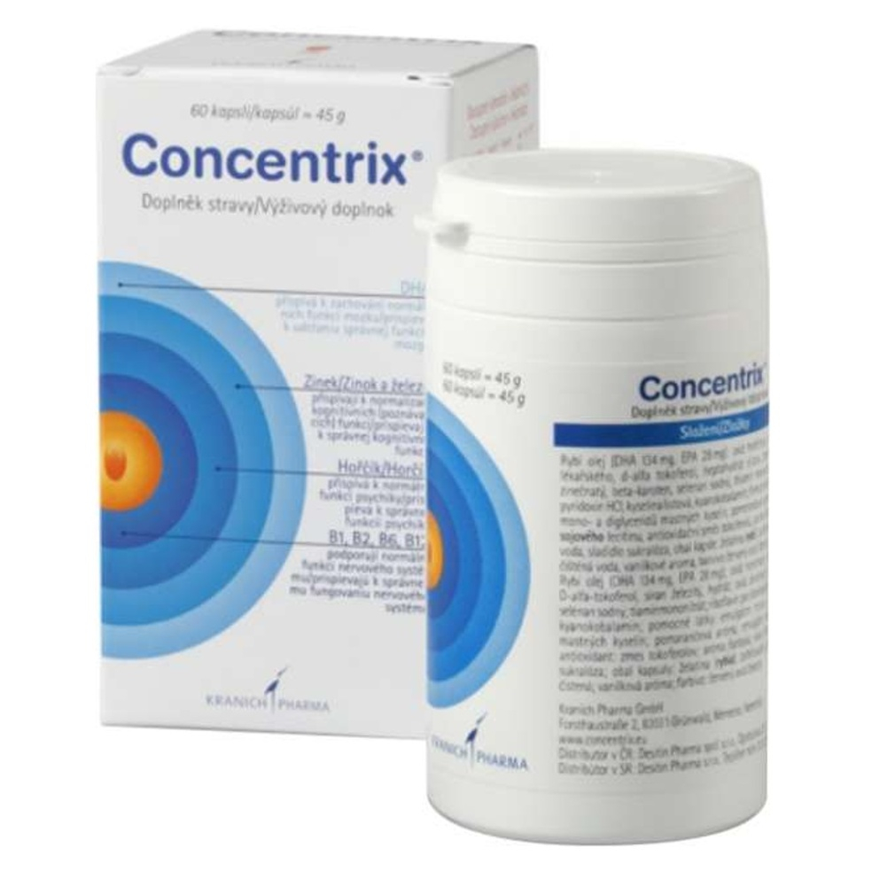 Levně CONCENTRIX Koncentrace a pozornost 60 kapslí