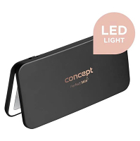 CONCEPT KZ2020 Kosmetické zrcátko kapesní s LED midnight