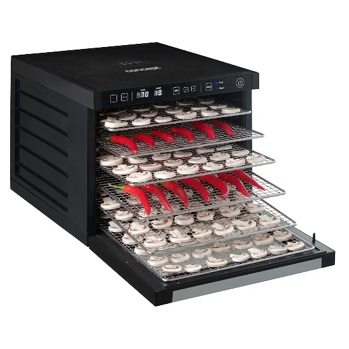 CONCEPT SO3000 Sušička ovoce profi 1000 W (Sušičky ovoce) - Elektrické, S termoregulací, Do zásuvky, Časovač