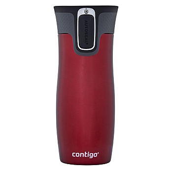 CONTIGO Termo lahev west loop červená 470 ml (Outdoor termosky a termohrnky)