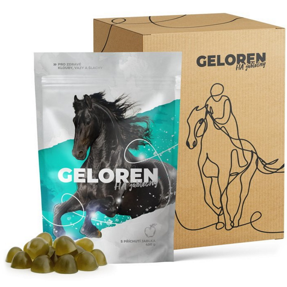 Levně CONTIPRO Geloren HA kloubní výživa pro koně jablečná 1350 g