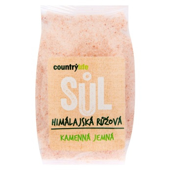 CONTRY LIFE Sůl Himálajská růžová jemná 500 g