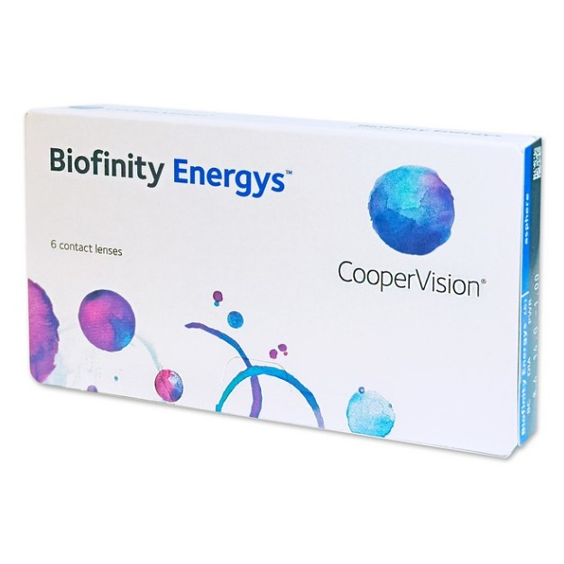COOPERVISION Biofinity Energys měsíční 6 čoček, Počet dioptrií: -0,75, Počet kusů v balení: 6 ks, Průměr: 14,0, Zakřivení: 8,6