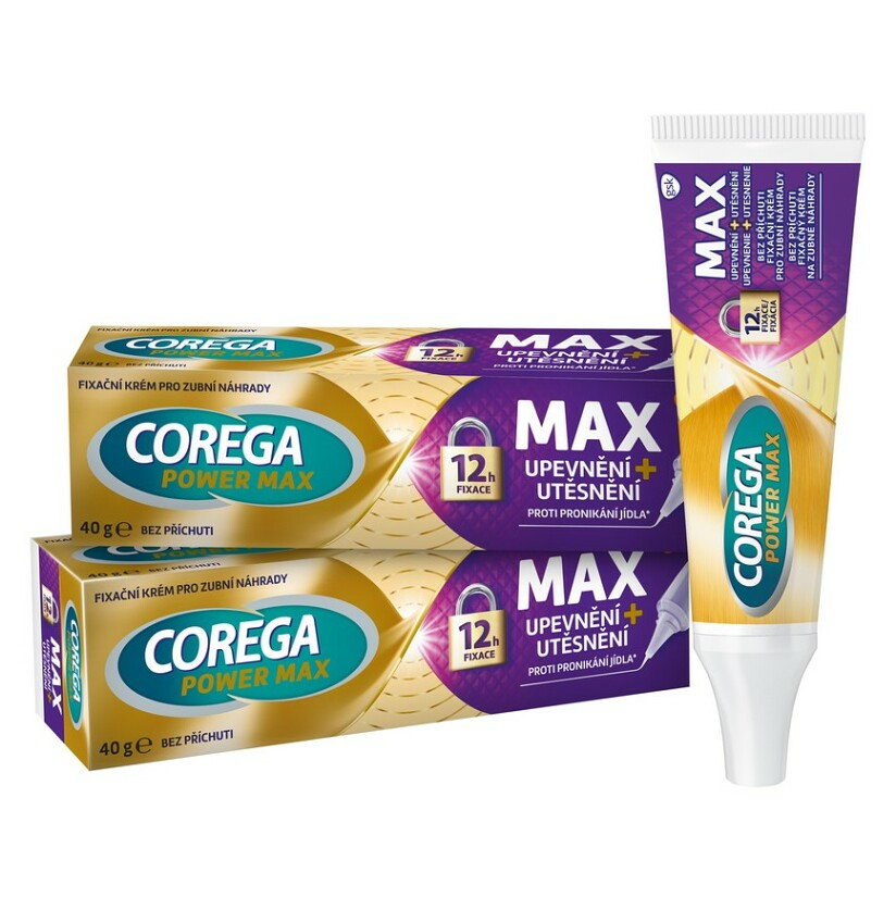 Levně COREGA Max Control fixační krém 2 kusy 40 g