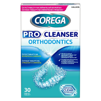 COREGA Pro Cleanser Orthodontics Čistící tablety 30 kusů