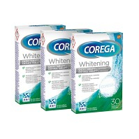 COREGA Whitening Antibakteriální tablety 3 x 30 ks