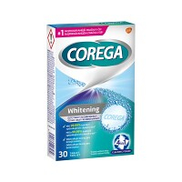 COREGA Whitening Antibakteriální čistící tablety 30 ks