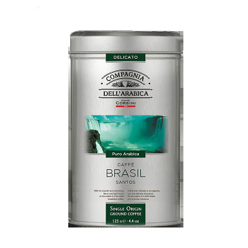 CORSINI Brasil káva mletá 125 g (Mletá káva) - 100% Arabica