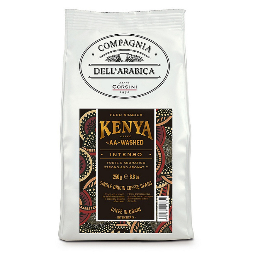 CORSINI Kenya "AA" Washed káva zrnková 250 g