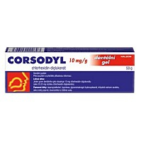CORSODYL 10 mg/g dentální gel 50 g