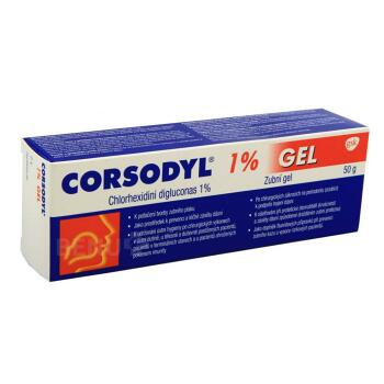CORSODYL 1% GEL  1X50GM Zubní gel
