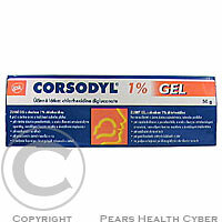 Corsodyl gel 1% 50ml