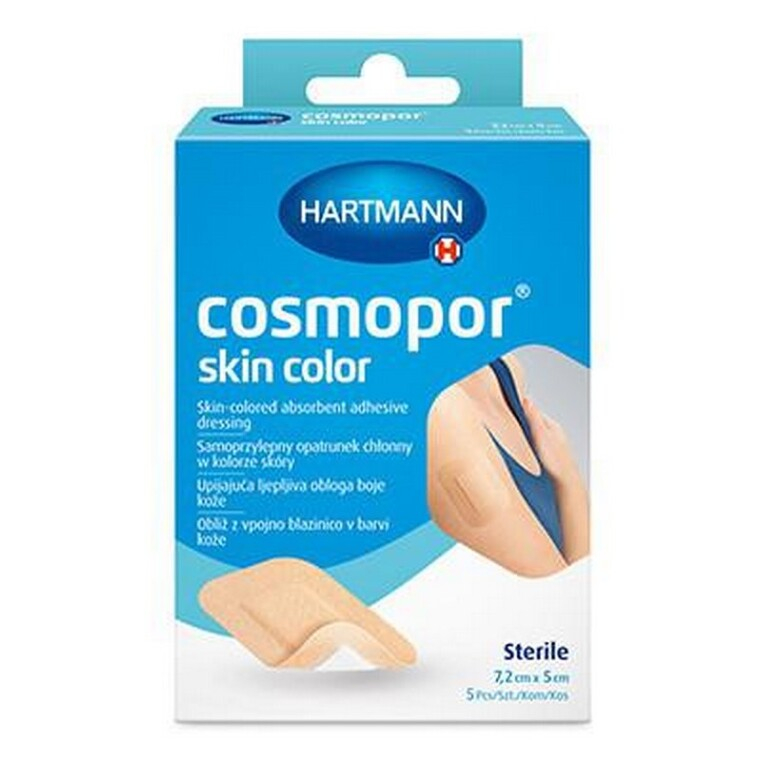 Levně COSMOPOR Skin color 7,2 x 5 cm 5 kusů