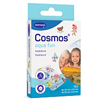 COSMOS Aqua fun náplast do vody 2 velikosti 12 kusů