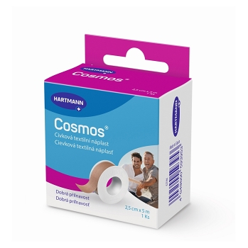 COSMOS Cívková pevná náplast 2,5 cm x 5 m (Cívkové náplasti)
