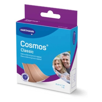 COSMOS Classic pevná náplast 8 cm x 1 m (Náplasti) - S polštářkem