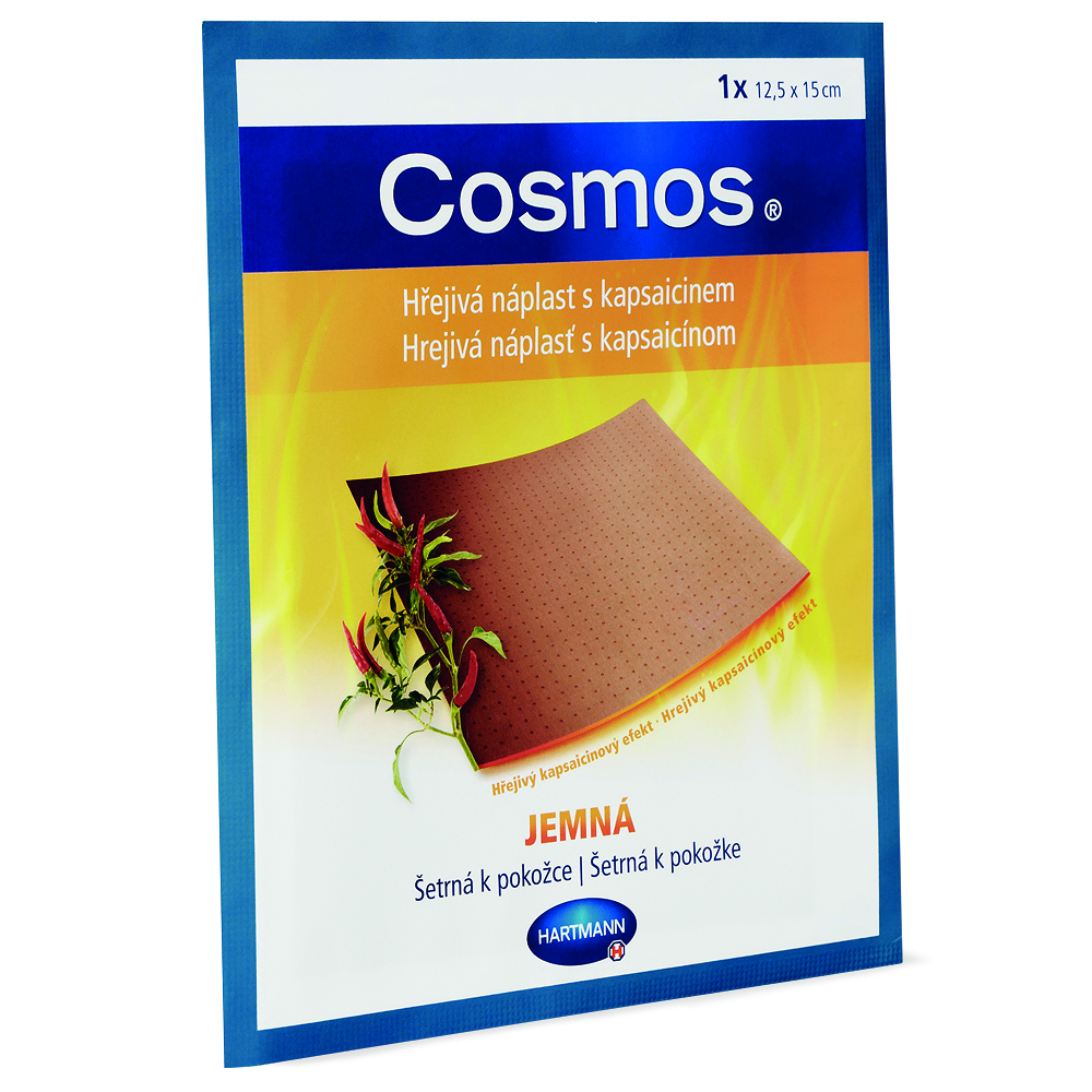 E-shop COSMOS Hřejivá náplast s kapsaicinem jemná 12,5 x 15 cm 1 kus