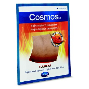 COSMOS Hřejivá náplast s kapsaicinem klasická 12,5 x 15 cm