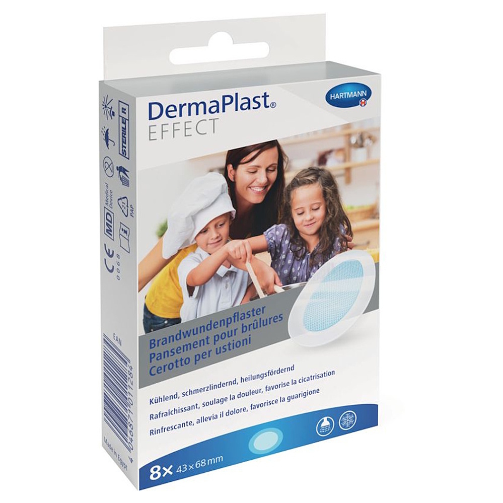 Cosmos náplasti na popáleniny 68x43mm 8ks koupíte na Lekarna.cz
