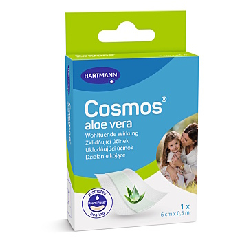 COSMOS Náplast s aloe vera 6 cm x 0,5 m 1 kus (Náplasti s polštářkem)