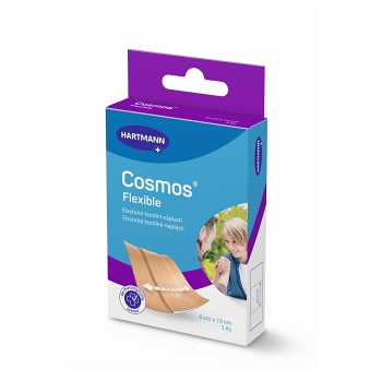 COSMOS Pružná náplast 6 x10 cm 5 kusů (Náplasti dělené) - Elastické, S polštářkem, Speciální