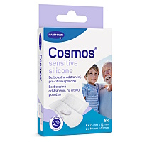 COSMOS Sensitive silicone ultra jemná náplast 2 velikosti 8 kusů