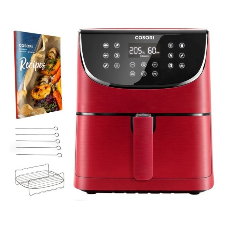 E-shop COSORI CP158-AF premium 5.5L červená horkovzdušná fritéza