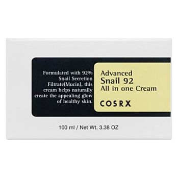 COSRX Advanced snail 92 all in one regenerační pleťový krém 100 g (Korejské pleťové krémy a gely) - Hydratační, Korejská